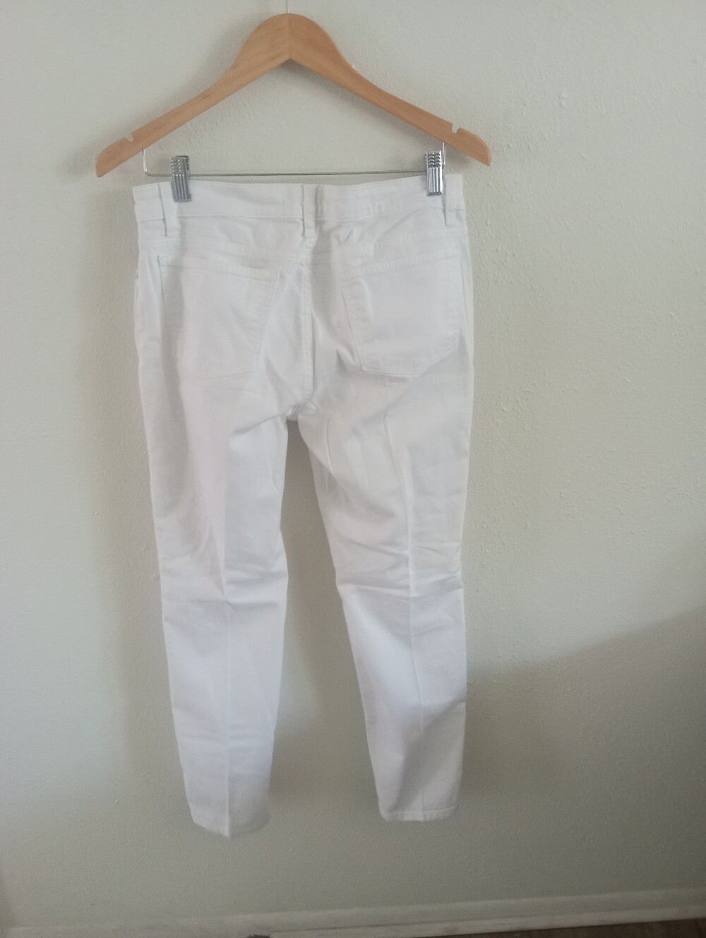 EILEEN FISHER Organic Cotton White Slim Jeans | 6 - Picture 6 of 8
